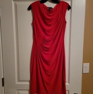 Women's red American living dress size 6.